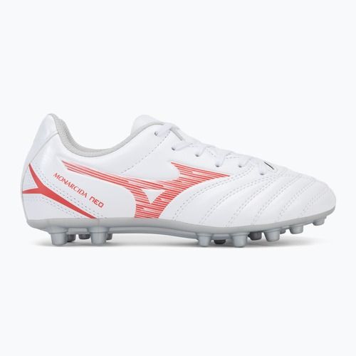 Gyermek futballcipő Mizuno Monarcida Neo III Select AG fehér/sugárzó piros