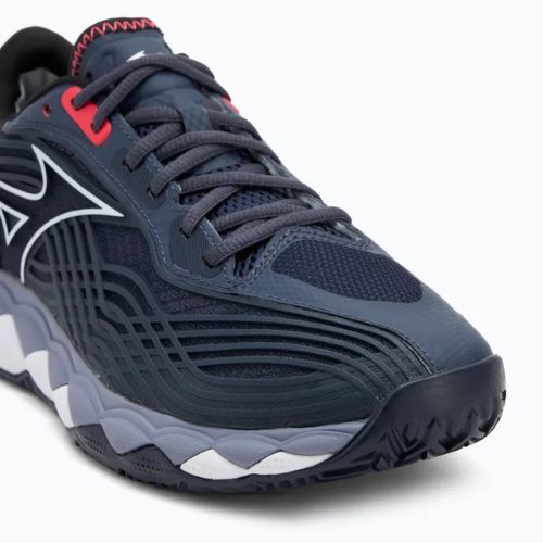 Mizuno Wave Enforce Tour 2 CC teniszcipő odyssey szürke/fehér/kék gránit
