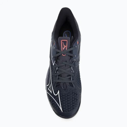 Mizuno Wave Exceed Tour 6 CC teniszcipő odyssey szürke/fehér/kék gránit