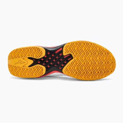 Mizuno Wave Exceed Tour 6 CC teniszcipő fehér/baritonkék/tüzes korall 2