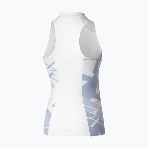 Női Mizuno Daybreakers Printed Tank W fehér/izlandi kék póló