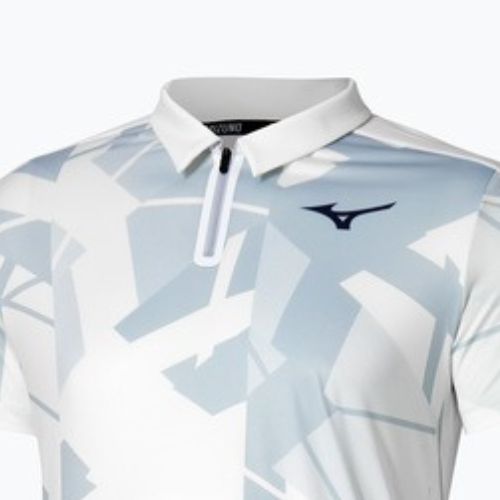 Férfi Mizuno Daybreakers Shadow Polo póló fehér/szürke