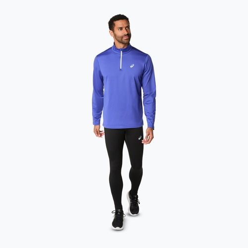 Férfi ASICS Core Half Zip Winter sötét kobalt színű futó melegítőfelső