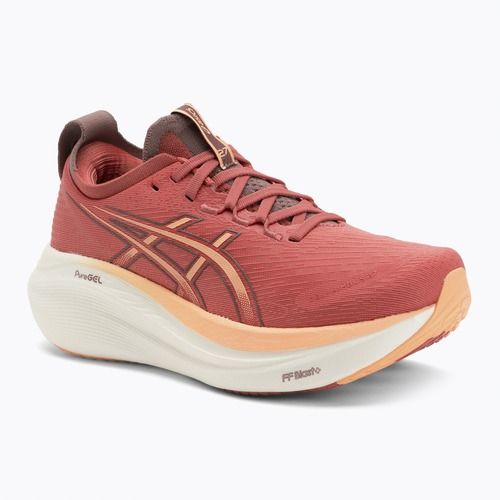 Asics Gel-Nimbus 27 női futócipő sötét rózsaszín agyag/narancs izzó