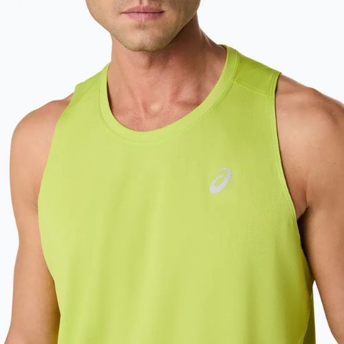 Férfi ASICS Core Singlet futópóló neon lime