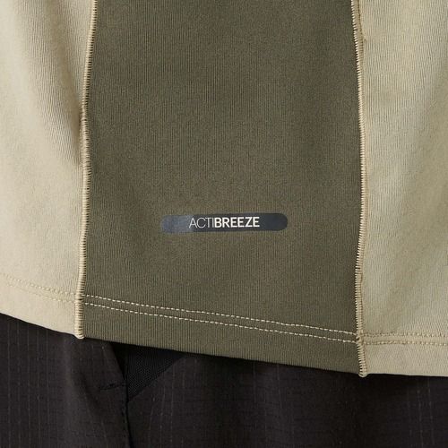 ASICS férfi futópóló Fujitrail Elite Top khaki/hangyász zöld