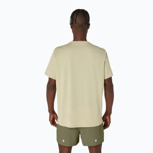 ASICS férfi Fujitrail Logo SS futópóló khaki színben