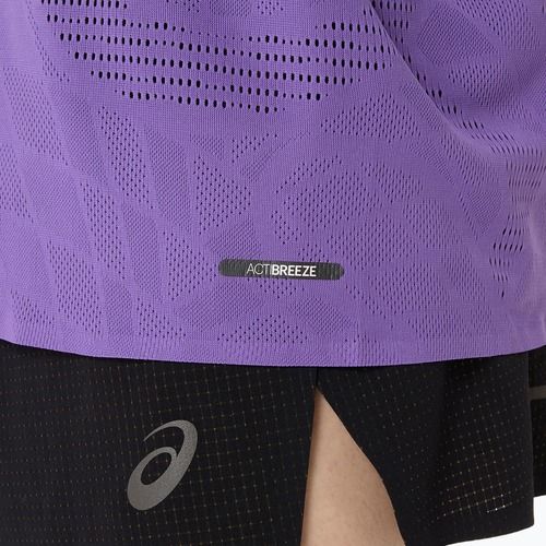 Férfi ASICS Metarun Singlet edo lila futó trikó