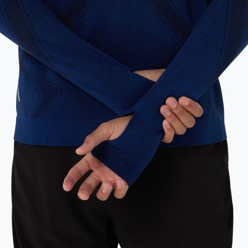 Férfi ASICS Road Seamless LS éjféli hosszú ujjú futócipő