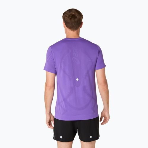 Férfi ASICS Road Seamless futópóló edo lila