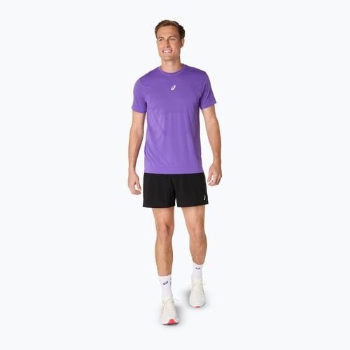 Férfi ASICS Road Seamless futópóló edo lila