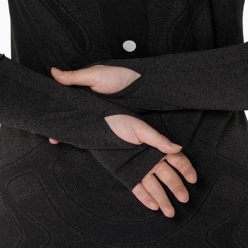 Női ASICS Road Seamless LS performance fekete hosszú ujjú futócipő