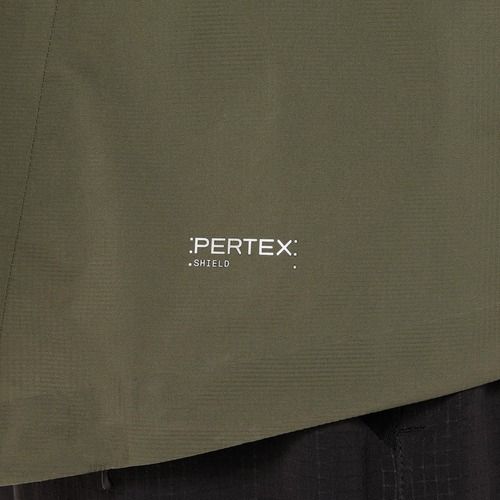 ASICS férfi futódzseki Fujitrail Elite vízálló köpeny zöld