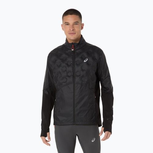 Férfi ASICS Road Winter teljesítményű futódzseki fekete