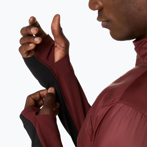 Férfi ASICS Road Winter sötétvörös planet futókabát