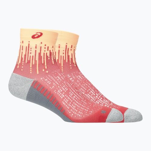 ASICS Performance Run Quarter élénk narancssárga/fekete zokni