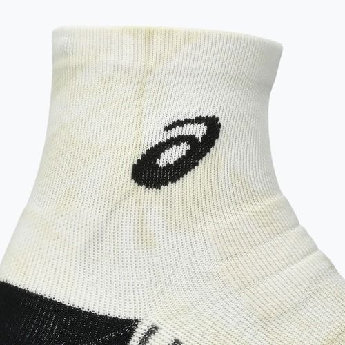 ASICS Performance Run Quarter zokni ragyogó fehér/osztrályvörös fehér