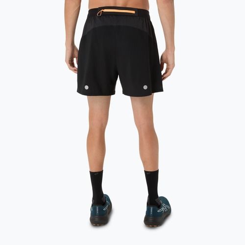 ASICS férfi futónadrág Fujitrail All Over Print 5IN teljesítmény fekete