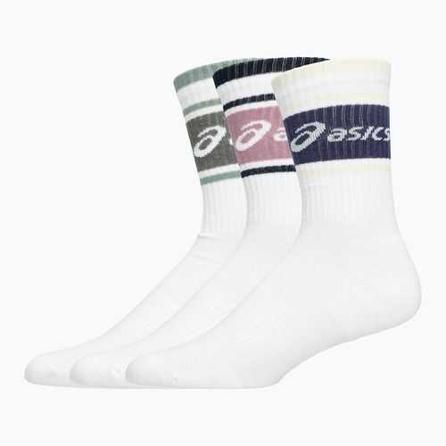 ASICS Logo Crew zokni 3 pár emlékmű kék/indigó köd/bodros piros