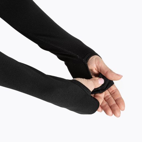 Női KADVA ALPINESTEP COOLMAX THERMAL PRO DRY varrás nélküli fekete termikus fehérnemű szett