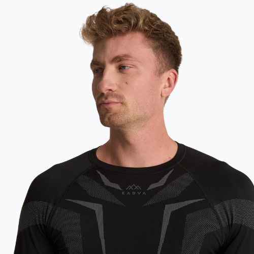 Férfi KADVA ALPINESTEP COOLMAX THERMAL PRO DRY varrás nélküli thermo fehérnemű szett fekete