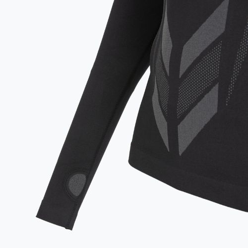 Férfi KADVA ALPINESTEP THERMO LIGHT PLUS varrás nélküli fekete thermoaktív fehérnemű szett
