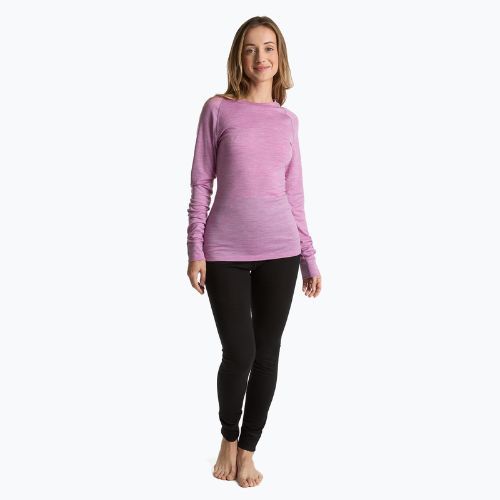 Női thermo pulóver WOOLCANO 100% Merino TOP0541 lila