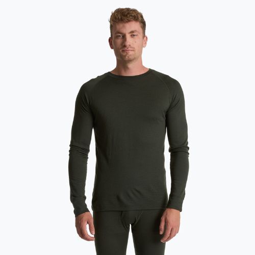 Férfi WOOLCANO Merino 100% termikus fehérnemű szett SET0540 zöld