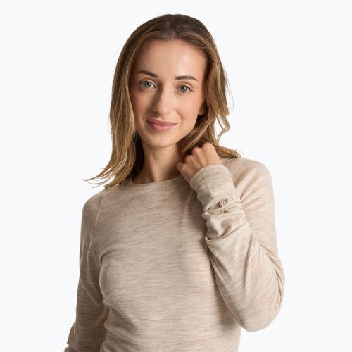 Női WOOLCANO Merino 100% SET0543 thermo fehérnemű szett bézs