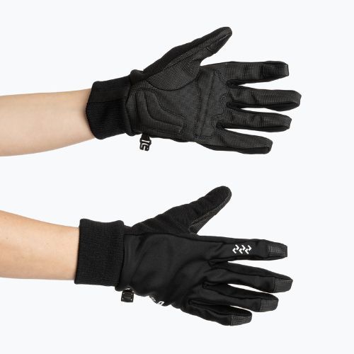 Kerékpáros kesztyűk ATTABO LOREEF GLOVES szélálló bélelt black