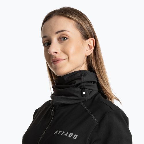 Kerékpáros nyakmelegítő ATTABO LOREEF MULTIFUNCTIONAL BAND bélelt black
