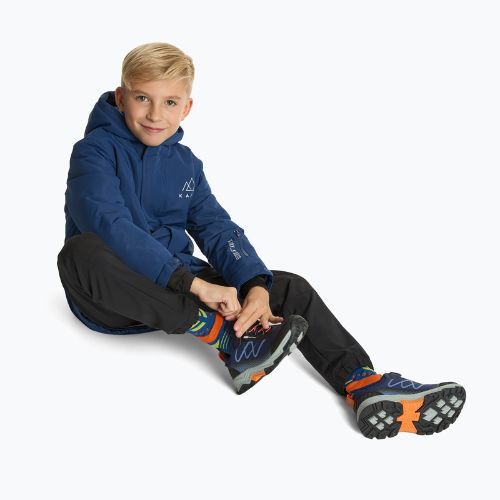 Kadva Rocky Trail Low WaterProof Softshell gyermek túrabakancs sötétkék