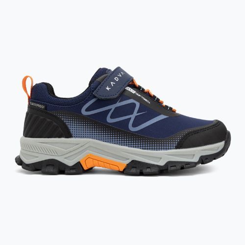 Gyermek túracipő KADVA Rocky Trail Low vízálló softshell sötétkék