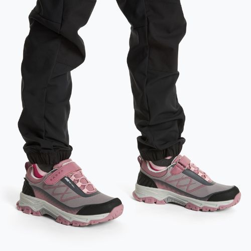Gyermek túracipő KADVA Rocky Trail Low vízálló softshell szürke