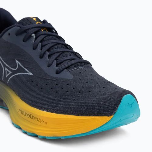 Férfi futócipő Mizuno Wave Skyrise 6 odyssey szürke/icelandic kék/citrus