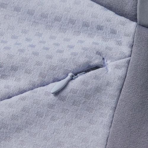 Női Mizuno Active Warm Hybrid teljes cipzáras, kapucnis quicksilver futódzseki