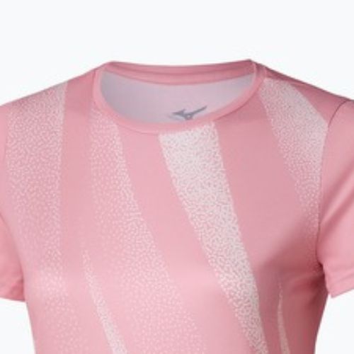Női futópóló Mizuno Core Graphic Tee fehérített lila