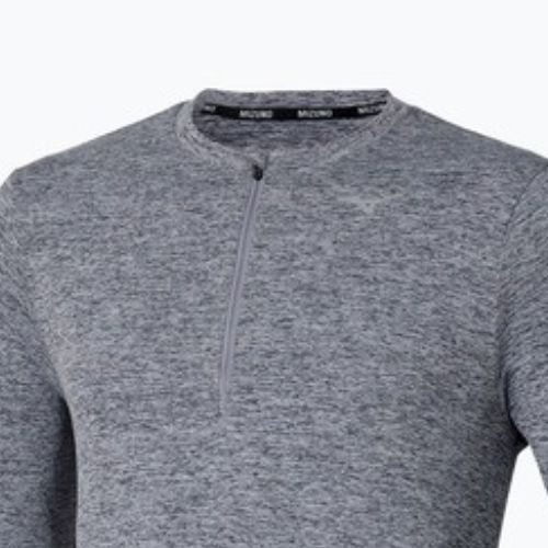 Férfi Mizuno Core Impulse Half Zip Tee quicksilver futás hosszú ujjú ruha