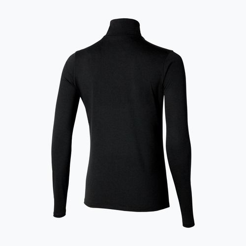 Női futó pulóver Mizuno Core Impulse Half Zip Tee fekete