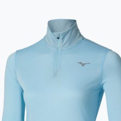 Női futó pulóver Mizuno Core Impulse Half Zip Tee nantucket breeze Mizuno Core Impulse Half Zip Tee nantucket breeze