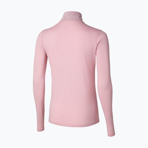 Női futó pulóver Mizuno Core Impulse Half Zip Tee fehérített lila