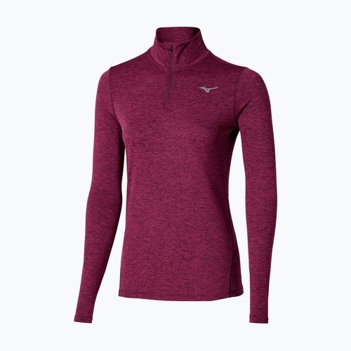 Női futó pulóver Mizuno Core Impulse Half Zip Tee sötétlila