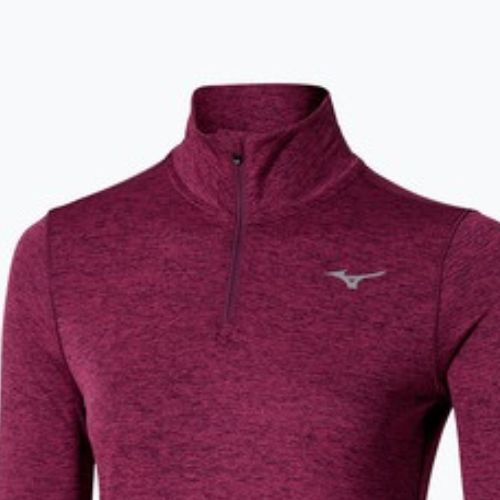 Női futó pulóver Mizuno Core Impulse Half Zip Tee sötétlila