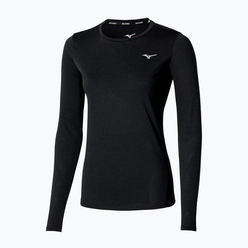 Női futó hosszú ujjú Mizuno Core Impulse Tee fekete