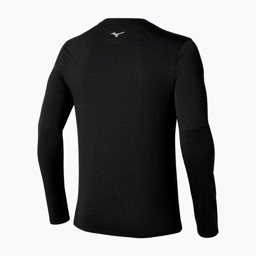 Férfi futó hosszú ujjú Mizuno Core Impulse Tee fekete