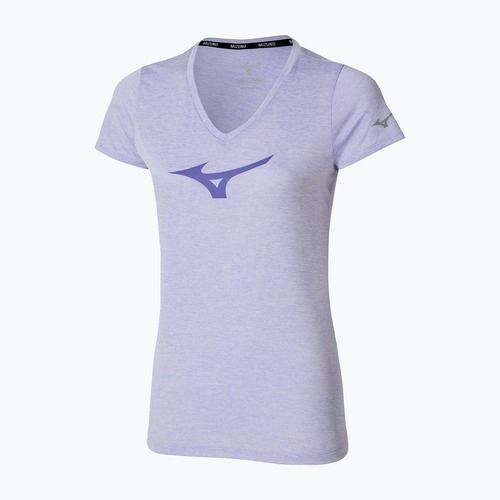 Női futópóló Mizuno Core Runbird Tee icelandic blue Mizuno Core Runbird Tee izlandi kék