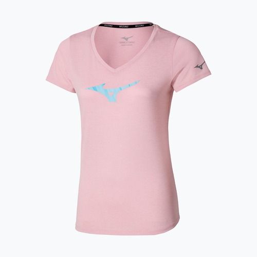 Női futópóló Mizuno Core Runbird Tee fehérített lila
