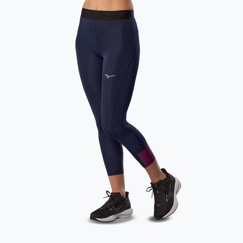 Női leggings Mizuno Impulse Core 3/4 baritone kék Mizuno Impulse Core 3/4 baritone kék