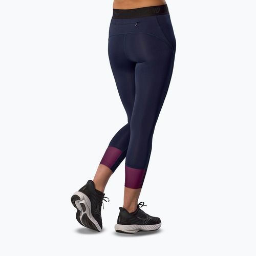 Női leggings Mizuno Impulse Core 3/4 baritone kék Mizuno Impulse Core 3/4 baritone kék