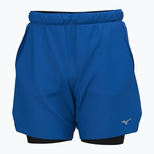 Férfi Mizuno Core 7.5 2IN1 futónadrág hercegnő kék